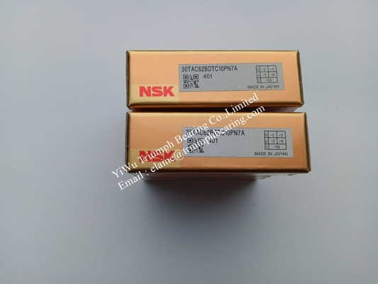 Les roulements de support à vis à billes NSK 30TAC62BDTC10PN7A (un ensemble de 2 pièces)