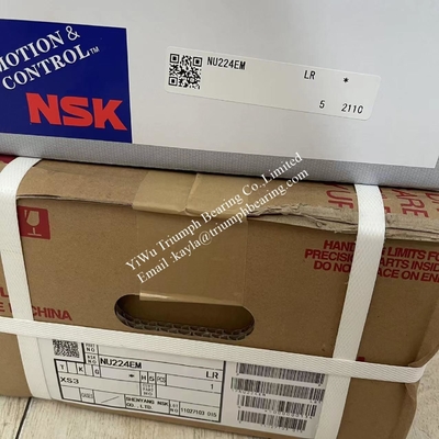 Couche de roulement à rouleaux cylindriques NSK NU224EM à 100% d'origine