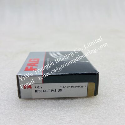 Roulement à billes à contact oblique de haute précision FAG B7003-E-T-P4S-UM