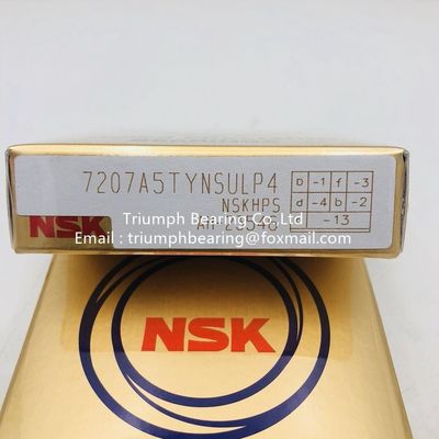 NSK roulement à billes de contact angulaire de haute précision 7206A5TYNSULP4,7207A5TYNSULP4
