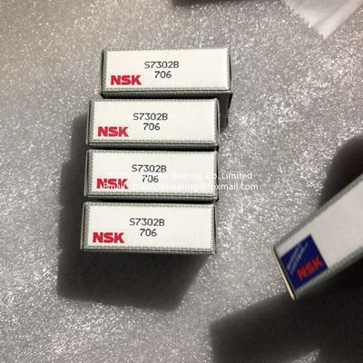 NSK en acier inoxydable roulement à billes angulaires S7302B, 7302B