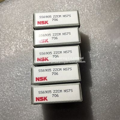Résistant à l' éclaboussure de l' acier inoxydable NSK SS6905ZZ, 6905ZZ