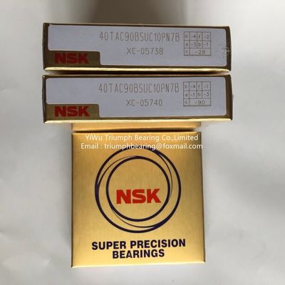 NSK Support à vis à bille de haute précision avec roulement 40TAC90BSUC10PN7B