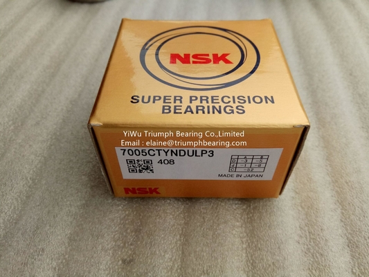 NSK roulement à billes angulaires de contact de haute précision 7005CTYNDULP3