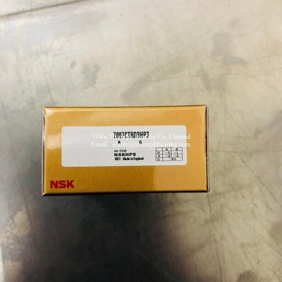 Le roulement à billes angulaire de contact NSK de haute précision 7007CTRDBHP3