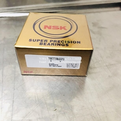 Le roulement à billes angulaire de contact NSK de haute précision 7007CTRDBHP3