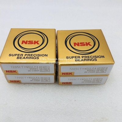 Le roulement à billes angulaires de contact NSK haute précision 7205CTYNDULP4