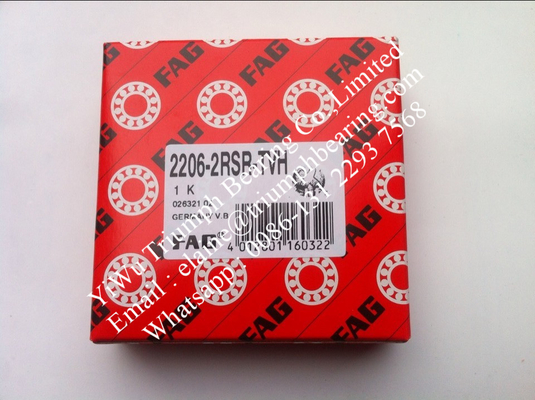 FAG roulement à billes auto-aligné 22..-2RS-TVH, joints, cage en plastique 2206-2RS-TVH
