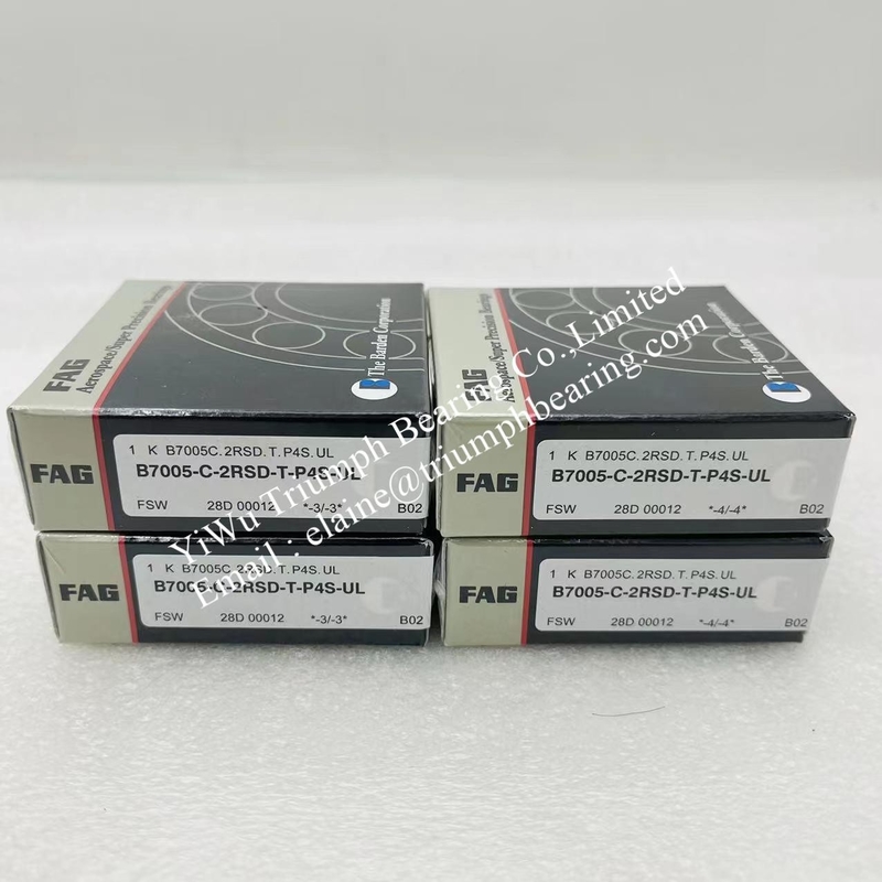 FAG roulements à fuseau, roulement à billes angulaires à contact rangée unique B7005-C-2RSD-T-P4S-UL